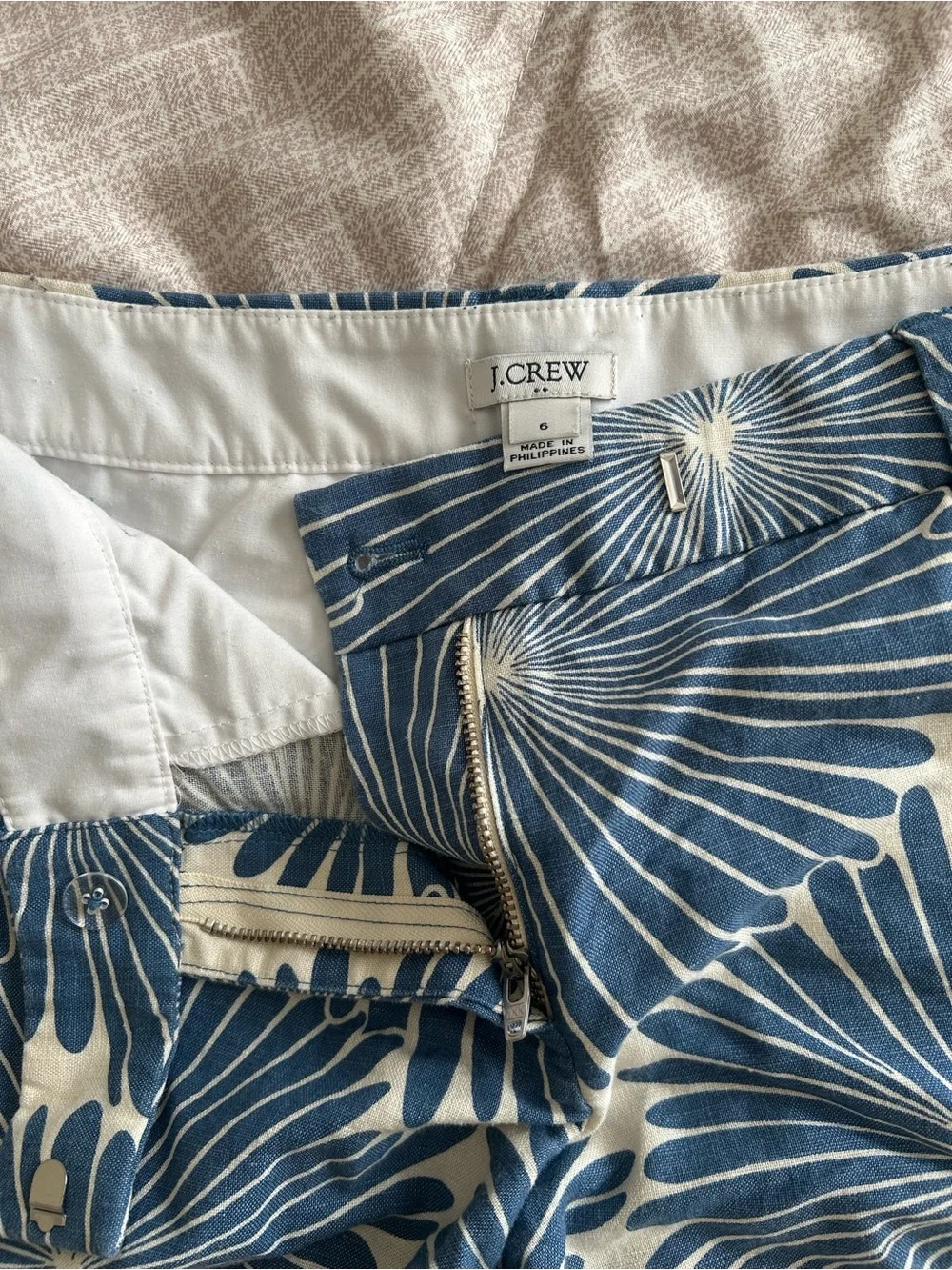 J.Crew // Floral Scalloped Shorts